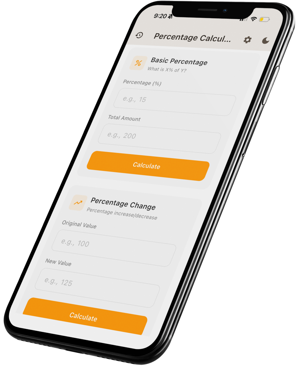Percentage Calculator Screenshot 3