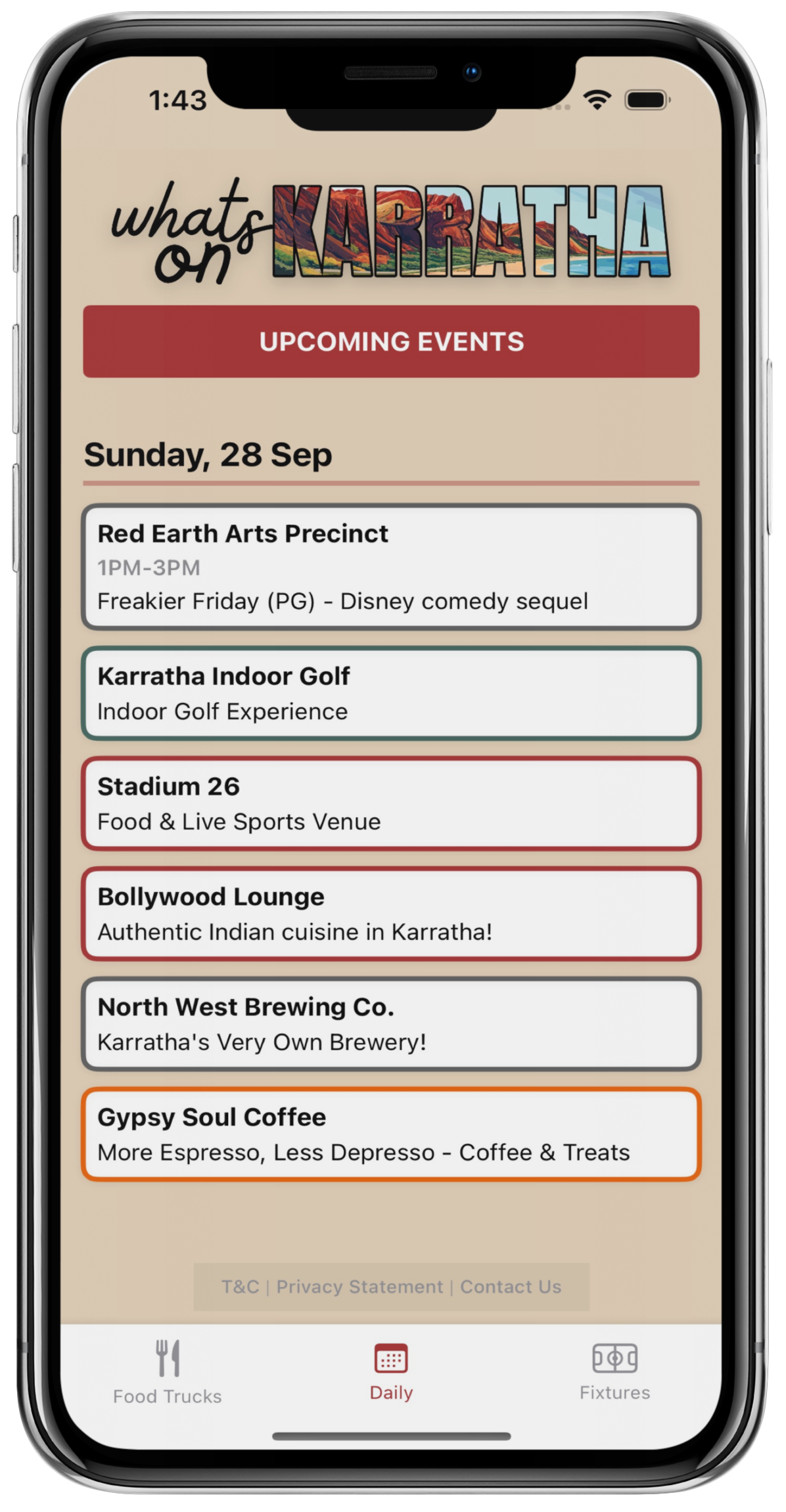 WhatsOnKarratha Screenshot 1